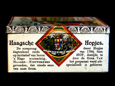 Van Haarem, Nieuwerkerk, Haargsche Hopjes blik, foto5