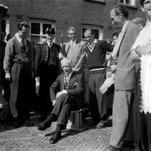 Van Houten expeditie terugkeer in Amsterdam Burgemeester Buhrmann (Weesp), Bestanddeelnr 905-0511