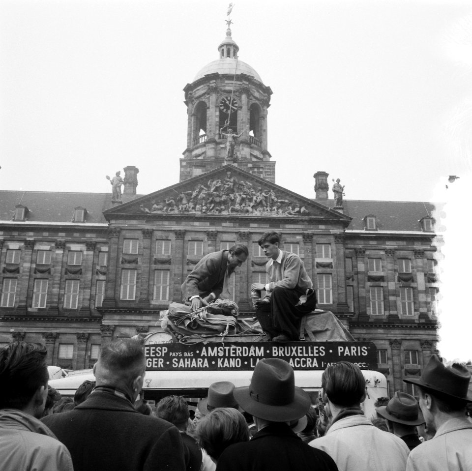 Van Houten expeditie terugkeer in Amsterdam Burgemeester Buhrmann (Weesp), Bestanddeelnr 905-0508
