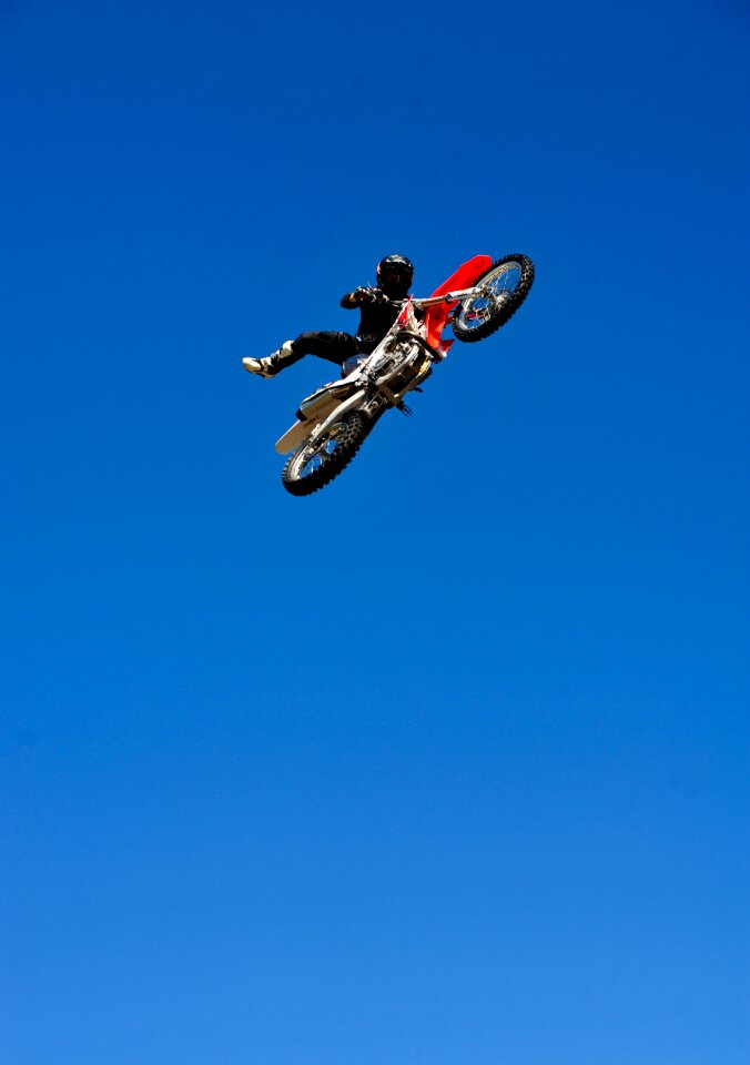 Motorbike extreme action