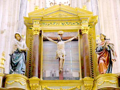 Valpuesta - Colegiata de Santa María, retablo mayor 01