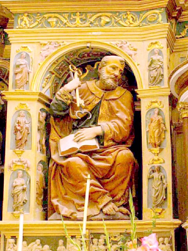 Valpuesta - Colegiata de Santa María, retablo mayor 16