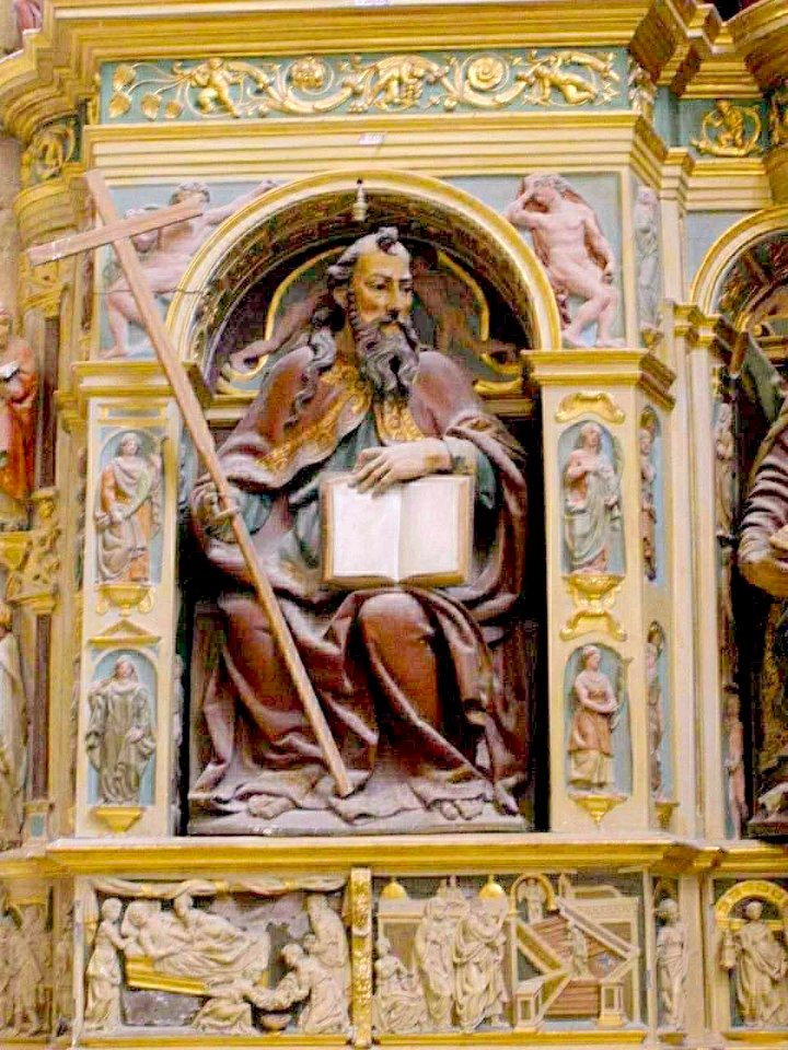 Valpuesta - Colegiata de Santa María, retablo mayor 11