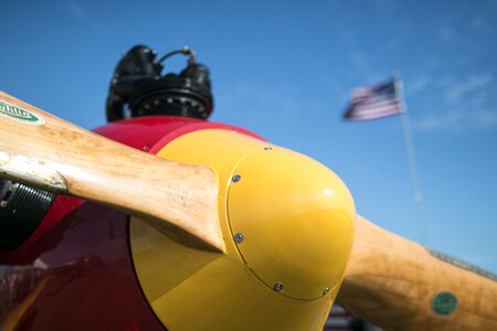 Propeller plane aviation