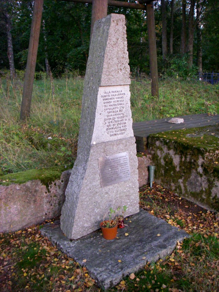 Valkyarvi memorial