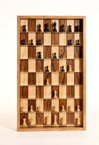 Wood chess board chess chessboard