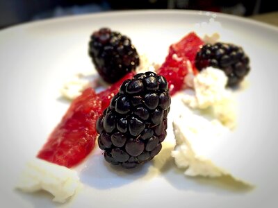 Fresh dessert plate