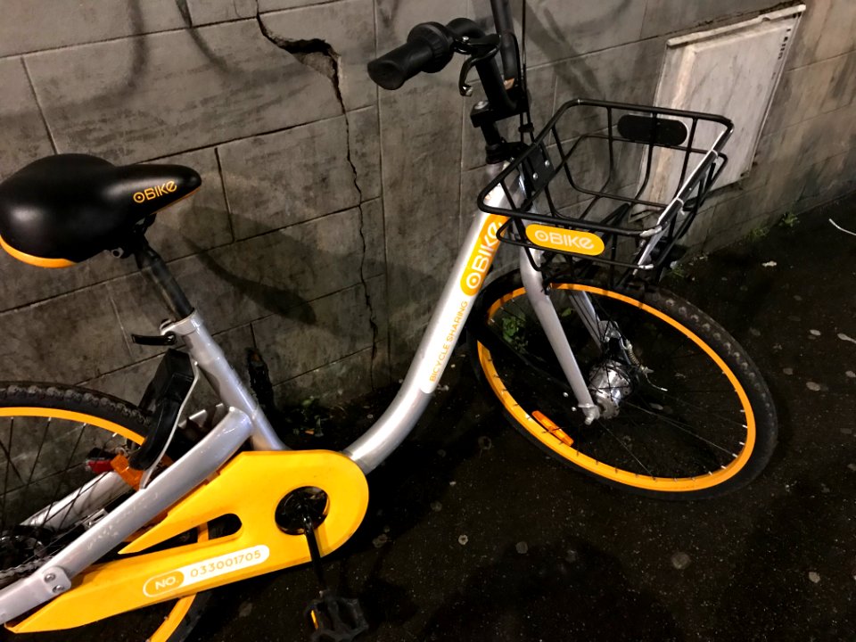 Vélo oBike Porte Chapelle Paris 2