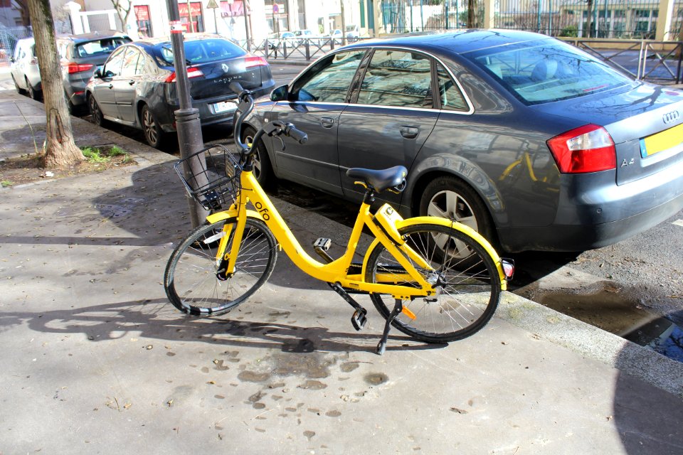 Vélo Ofo Boulevard Murat Paris 2