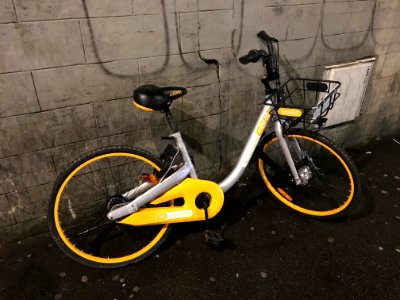 Vélo OBike Porte Chapelle Paris 1