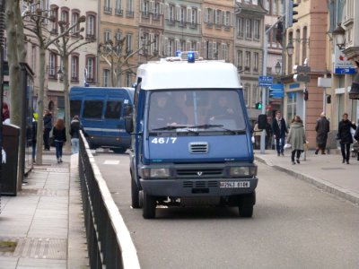 Véhicules de gendarmerie à Strasbourg 1