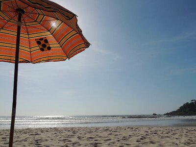 Umbrella sky brazil photo