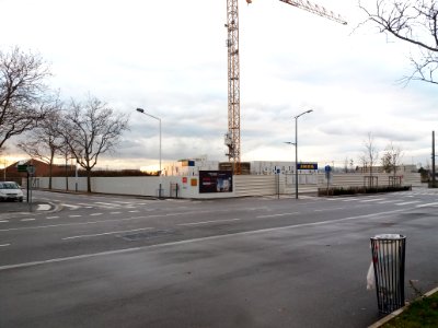 Vénissieux - Avenue Jules Guesde - Chantier à l'intersection avec la rue Marcel Sembat
