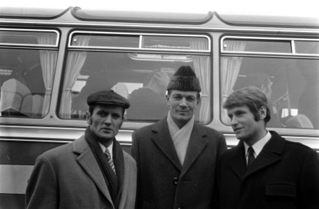 V.l.n.r. Otto Frässdorf, Hans-Georg Kiupel (trainer), Gerhard Körner, Bestanddeelnr 924-3365