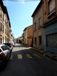 Vénissieux - Rue François Gros, vers l'est