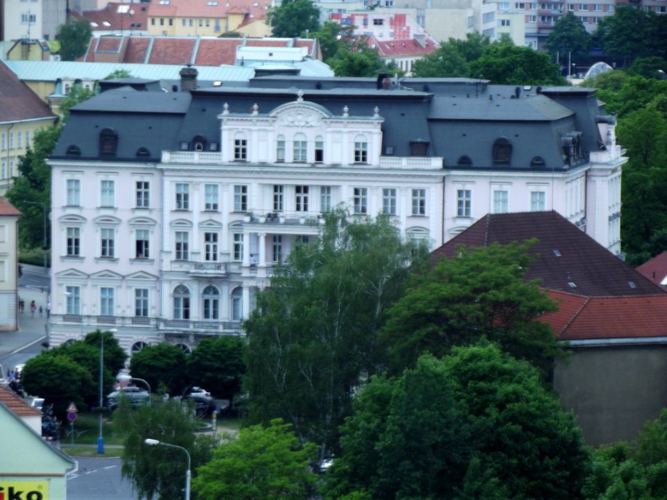 Výhled z obchodní akademie - Císařské lázně - C