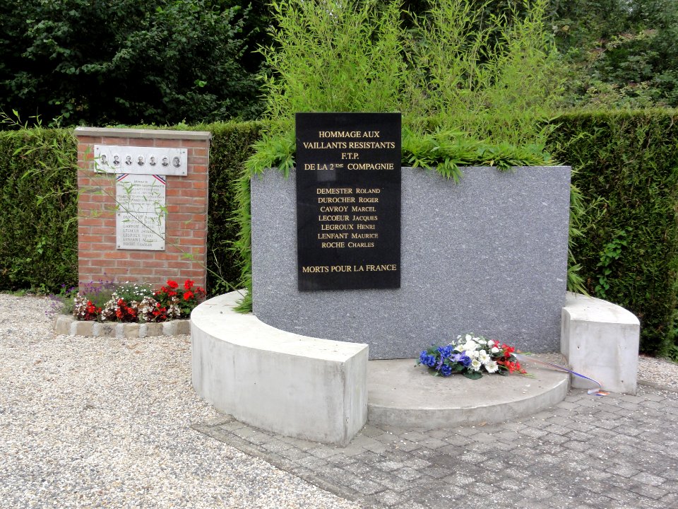 Vadencourt (Aisne) à Bohéries, mémorial de la Résistance