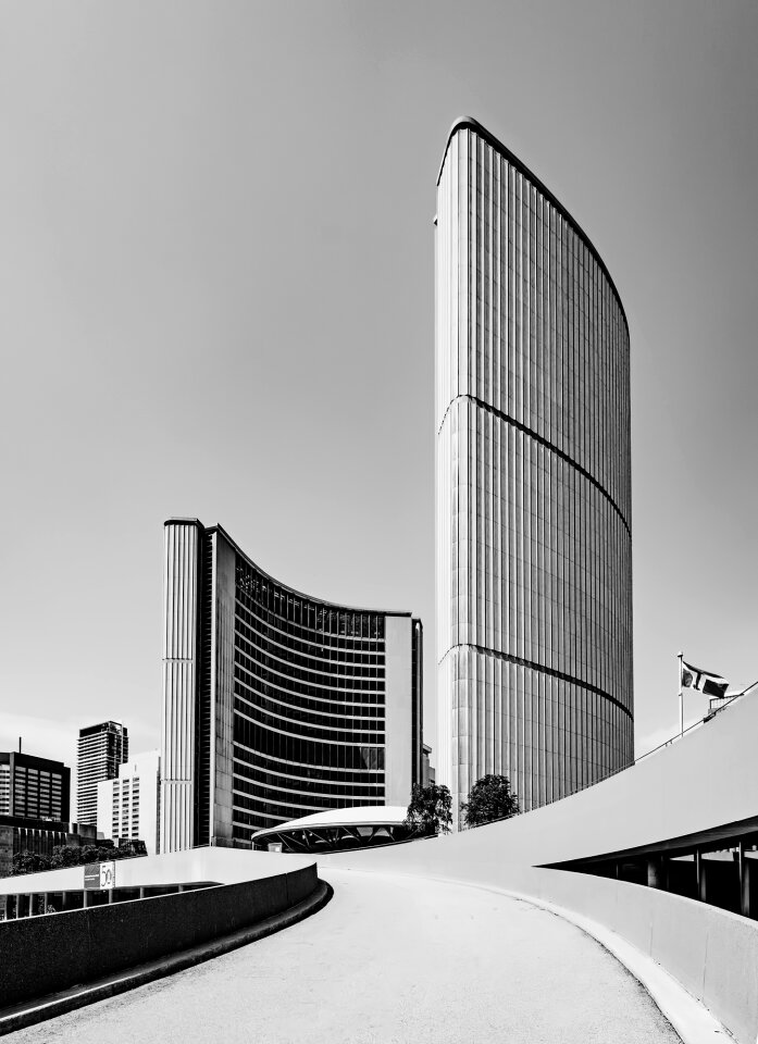 Modern buildings city