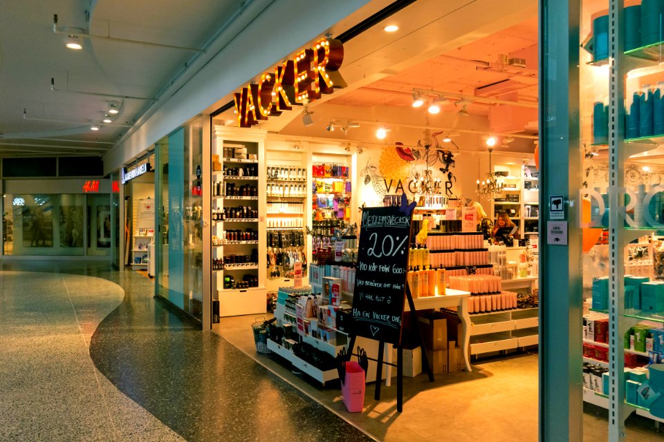 Vacker shop in Frölunda Torg 2