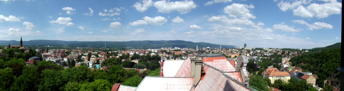 Výhled z obchodní akademie - Panorama B photo