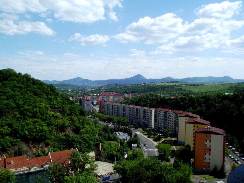 Výhled z obchodní akademie - sídliště Prosetice B