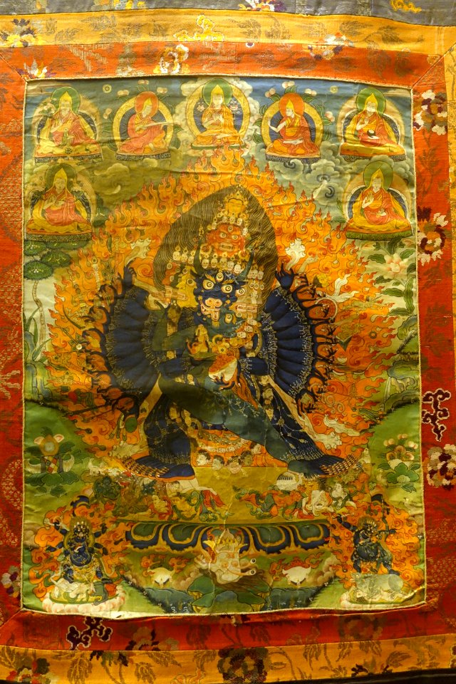 Vajrabhairava with his Consort, Tibet, Neoteric Times - Sichuan Provincial Museum - Chengdu, China - DSC04722