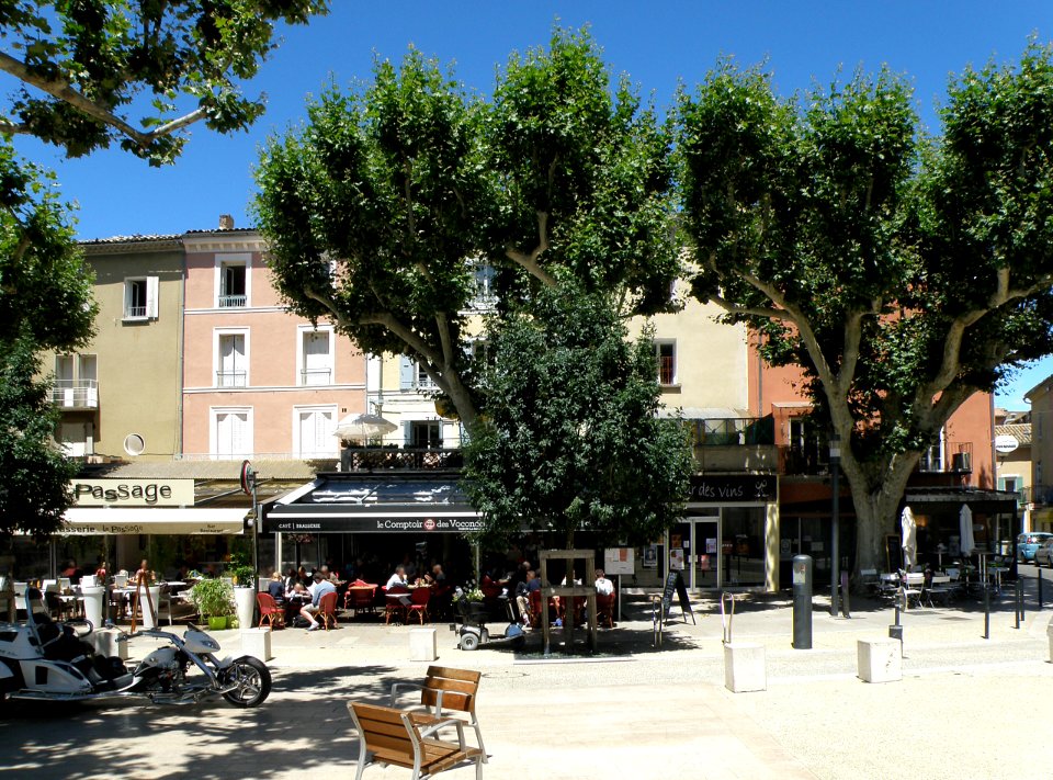 Vaison-la-Romaine Place de Montfort 2