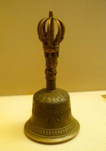 Vajra bell, Tibet, 1368-1644 AD, copper - Sichuan Provincial Museum - Chengdu, China - DSC04444
