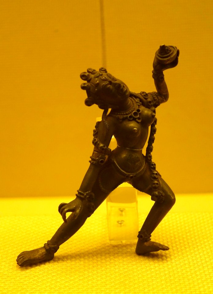 Vajrayogini, Tibet, 1644-1911 AD, gilt copper - Sichuan Provincial Museum - Chengdu, China - DSC04347