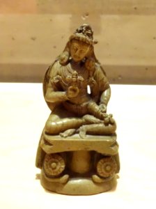 Vajravidarna, Northeast India or Tibet, 11th or 12th century, yellow phylite stone - Berkeley Art Museum and Pacific Film Archive - DSC04100