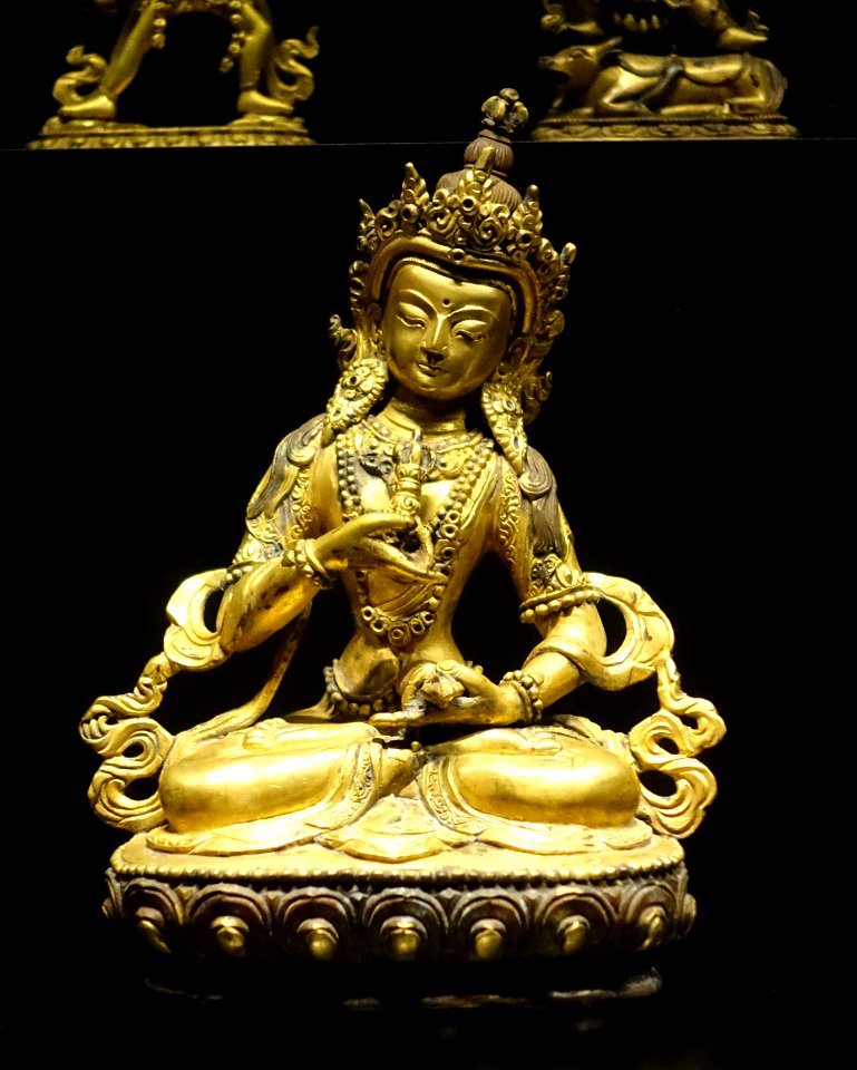 Vajrasattva Buddha, Qing dynasty, 18th century, bronze - Museu do Oriente - Lisbon, Portugal - DSC06933