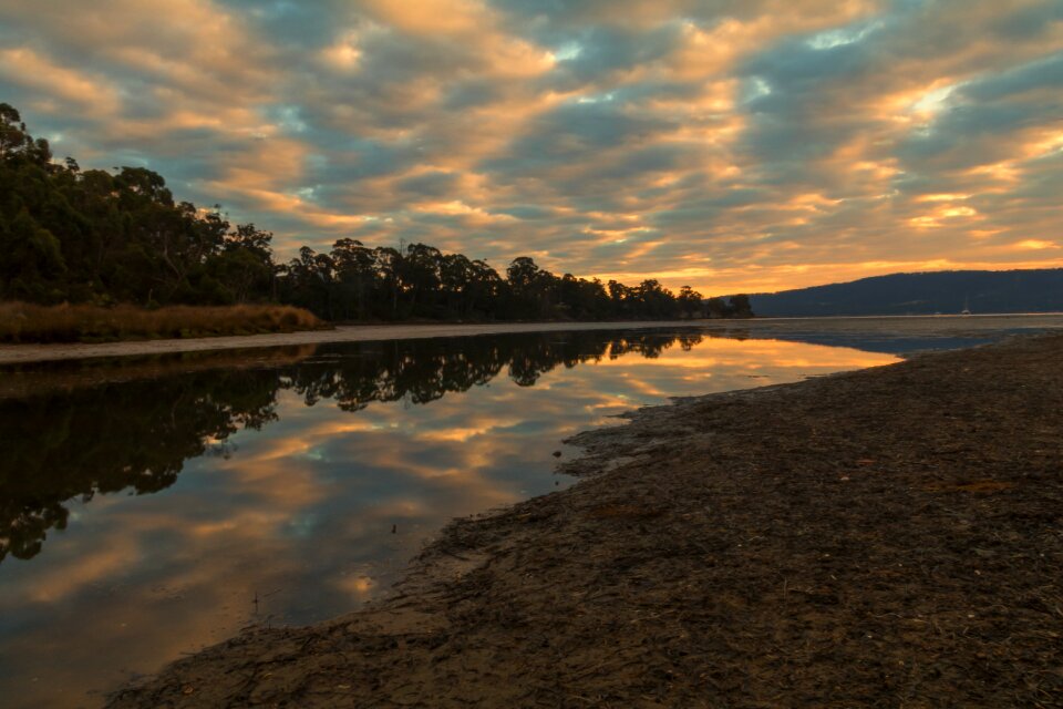 Sunrise landscape seascape
