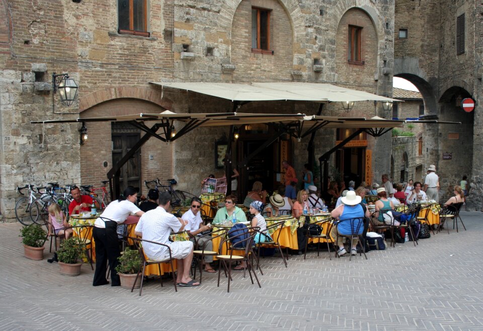Italian café lunch