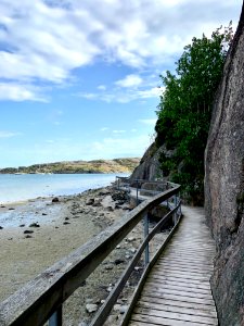 Valöns naturreservat stig vid Hassleberget