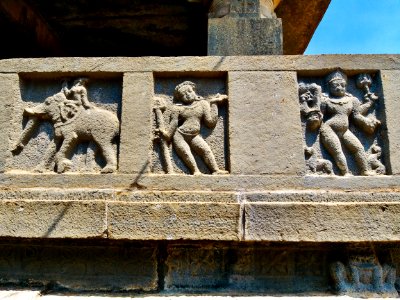 Vaidyanatha Temples complex reliefs and inscriptions, Pushpagiri, Andhra Pradesh India - 2