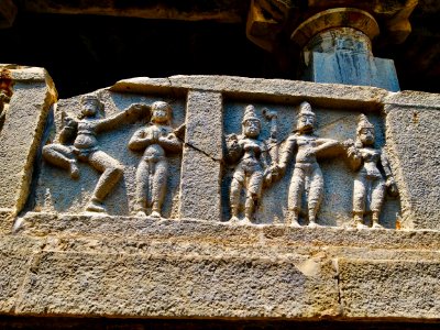 Vaidyanatha Temples complex reliefs and inscriptions, Pushpagiri, Andhra Pradesh India - 5