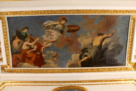 Vaillant, Jacques - Göttin Minerva als Beschützerin der Künste und Wissenschaft - Schloss Caputh, Festsaal