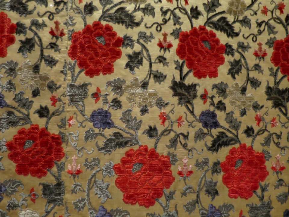 Velvet from China, late 19th century, Honolulu Museum of Art, 3228
