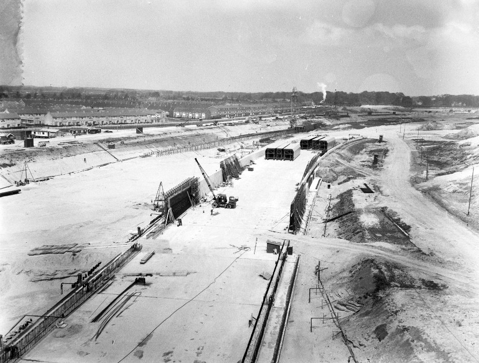 Velsertunnel in aanbouw bij Beverwijk, Bestanddeelnr 907-1626