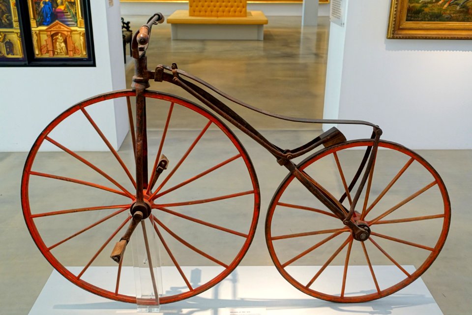 Velocipede, c. 1865-1870 - Germanisches Nationalmuseum - Nuremberg, Germany - DSC03415