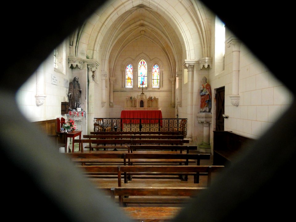 Veauville-lès-Baons (Seine-Mar.) chapelle Saint-Gilles d'Alvimbuc, intérieur