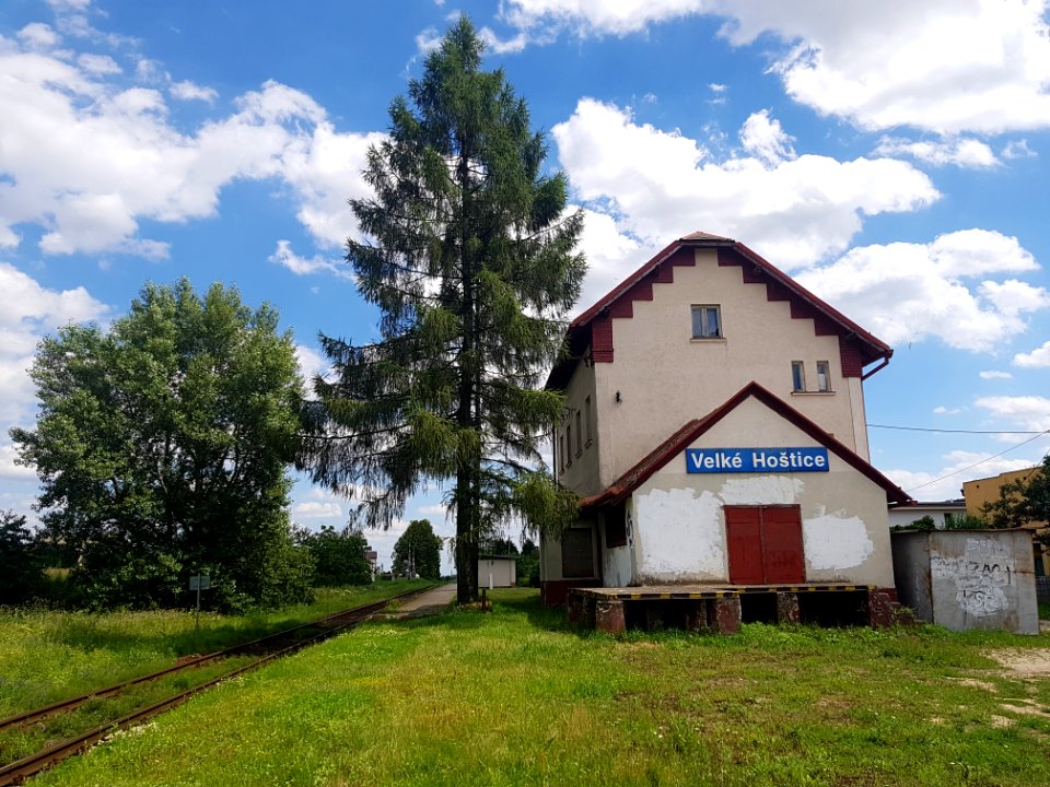 Velké Hoštice train station (1)