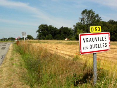 Veauville-lès-Quelles (Seine-Mar.) entrée