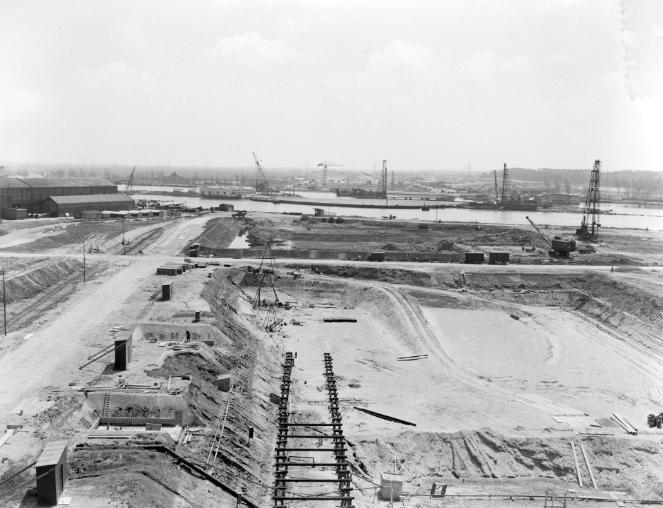 Velsertunnel in aanbouw bij Beverwijk, Bestanddeelnr 907-1627