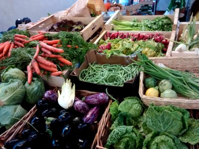Vegetables at the Marché des Enfants Rouges
