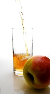 Glass vitamins fruit juice photo