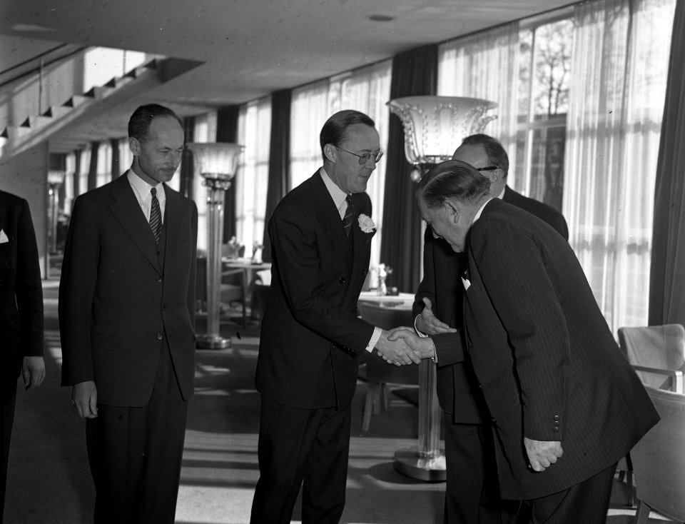 Veertig jarig bestaan Jaarbeurs Utrecht Prins Bernhard houdt herdenkingsrede, Bestanddeelnr 907-6410
