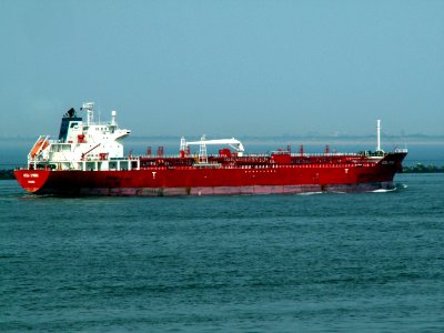 Vega Spring p5 approaching Port of Rotterdam, Holland 04-Jul-2006