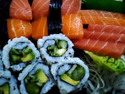 Vegan sushi in London photo