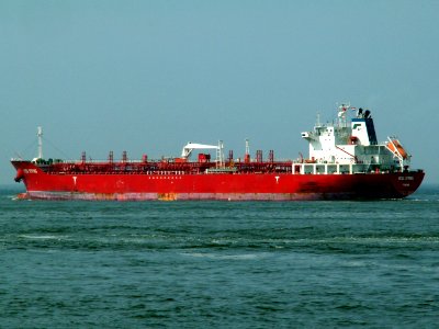Vega Spring p2 leaving Port of Rotterdam, Holland 04-Jul-2006